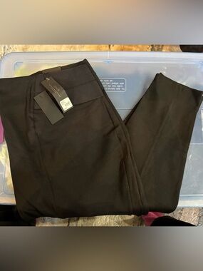 Lane Bryant Black Ponte Leggings Size 24 NWT